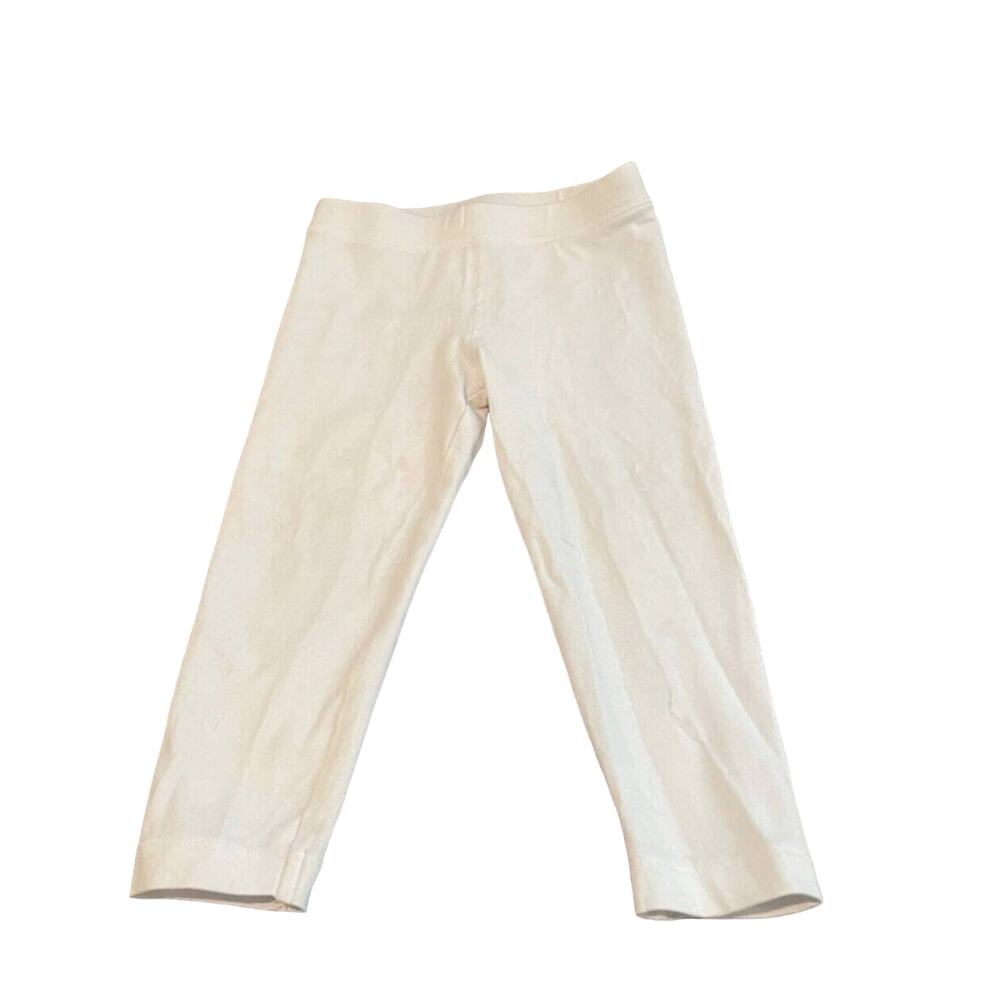 White Primary leggings 12-18m